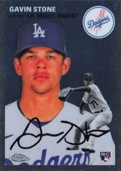 2023 Topps Chrome Platinum Anniversary Base Set Gavin Stone #131 card