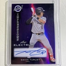 2024 Leaf Electrum Baseball Inked Impressions Gavin Turley #II-GT1 card