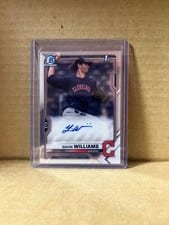 2021 Bowman Draft Chrome Draft Autographs Gavin Williams #CDA-GW card