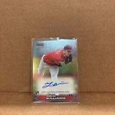 2024 Stadium Club Chrome Autographs Gavin Williams #SCCA-GW card