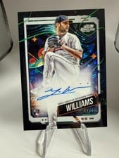 2024 Topps Cosmic Chrome Autographs Gavin Williams #CCA-GW card