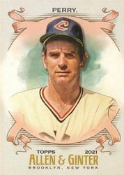 2021 Topps Allen & Ginter Base Set Gaylord Perry #328 card