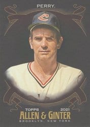 2021 Topps Allen & Ginter X Base Set Gaylord Perry #328 card