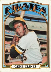1972 Topps Base Set Gene Clines #152 card
