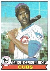 1979 Topps Base Set Gene Clines #171 card