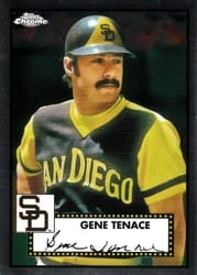 2021 Topps Chrome Platinum Anniversary Base Set Gene Tenace #573 card