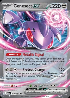2025 Black Bolt Genesect ex #67 card