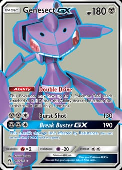 2018 Lost Thunder Genesect-GX #204 card
