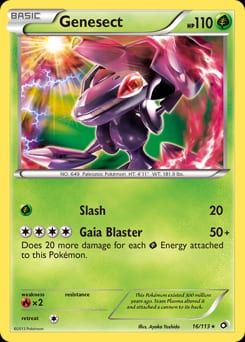 Legendary Treasures Genesect #16 card