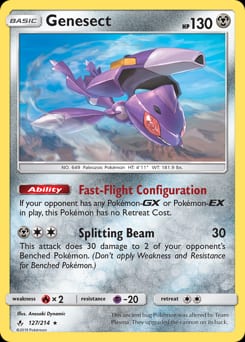 Unbroken Bonds Genesect #127 card