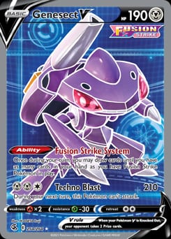 Fusion Strike Genesect V #254 card