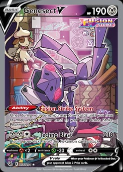 2021 Fusion Strike Genesect V #255