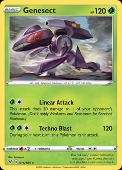 Vivid Voltage Genesect #16 card