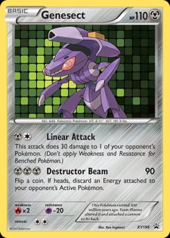 XY Black Star Promos Genesect #XY196 card