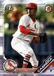 2019 Bowman Prospects Genesis Cabrera #BP-142 card