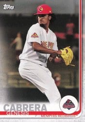 2019 Topps Pro Debut Base Set Genesis Cabrera #167 card