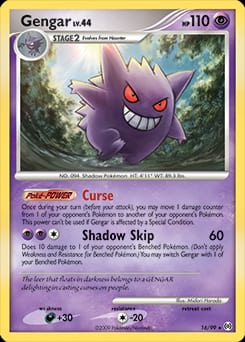 2009 Arceus Gengar #16 card