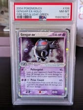 Gengar ex FireRed & LeafGreen card