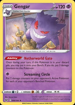 2022 Lost Origin Gengar #66 card