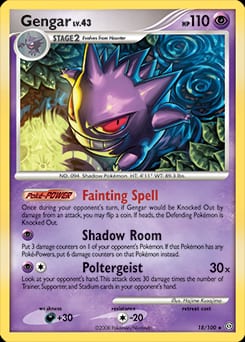 2008 Stormfront Gengar #18 card