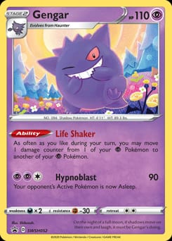 2019 SWSH Black Star Promos Gengar #SWSH052 card