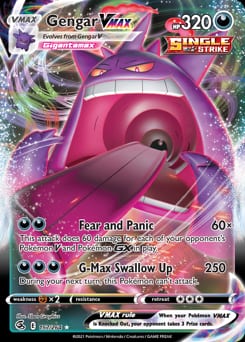 Fusion Strike Gengar VMAX #157 card