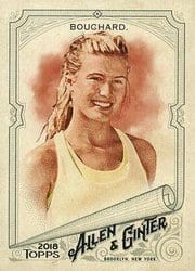 2018 Topps Allen & Ginter Base Set Genie Bouchard #145 card