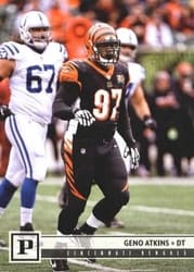 2018 Panini Base Set Geno Atkins #64 card