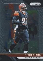 2018 Panini Prizm Base Set Geno Atkins #160 card
