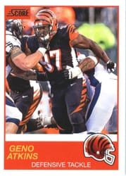 2019 Score Base Set Geno Atkins #99 card