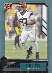 2020 Panini Playbook Base Set Geno Atkins #33 card