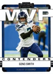 2022 Panini Contenders MVP Contenders Geno Smith #MVP-GSM card