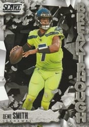 2023 Score Breakthrough Geno Smith #13 card