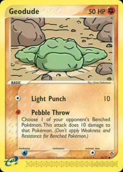 Dragon Geodude #55 card