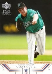 2002 Upper Deck Base Set Geoff Goetz #25 card