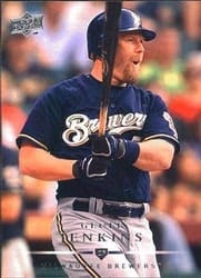 2008 Upper Deck Base Set Geoff Jenkins #60 card