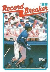 1989 Topps Base Set George Bell #1 card