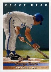 1993 Upper Deck Base Set George Brett #56 card