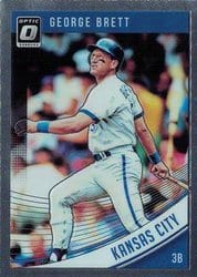 2018 Donruss Optic Base Set George Brett #97 card