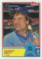 2018 Topps 1983 Topps Baseball 35th Anniversary All-Stars George Brett #83AS-74 card
