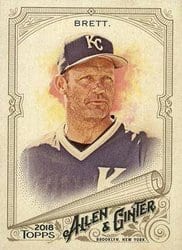 2018 Topps Allen & Ginter Base Set George Brett #94 card