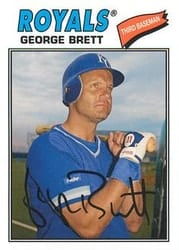 2018 Topps Archives Base Set George Brett #169 card