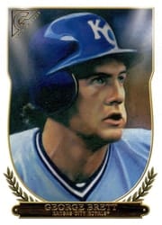 2018 Topps Gallery Hall of Fame Gallery George Brett #HOF-29 card