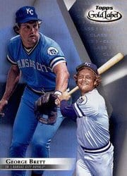 2018 Topps Gold Label Base Set George Brett #50 card