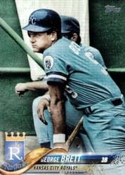 2018 Topps Update Base Set George Brett #US76b card