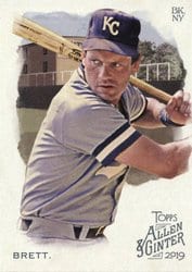 2019 Topps Allen & Ginter Base Set George Brett #109 card