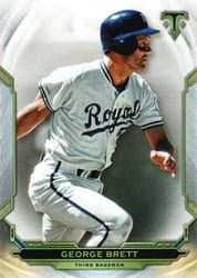 2019 Topps Triple Threads Base Set George Brett #25 card