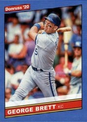 2020 Donruss Base Set George Brett #229 card