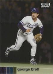 2020 Stadium Club Chrome Base Set George Brett #242 card