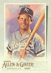 2020 Topps Allen & Ginter Base Set George Brett #18 card